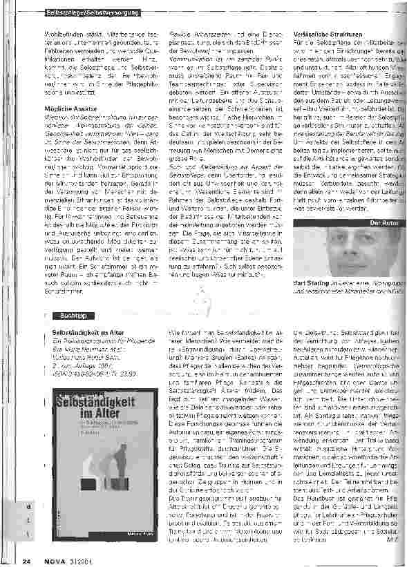 Vorschauseite 3: Der Bewohner bekommt nur das, was mich selber befriedigt!