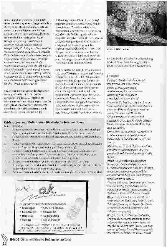 Vorschauseite 3: Hat sich das CTG bewährt?