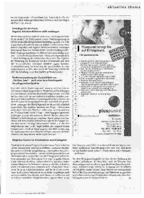 Vorschauseite 2: Beteiligung privater Anbieter bei der Umsetzung von Hartz IV: