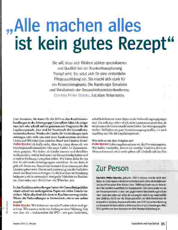 Vorschauseite 2: Alle machen alles ist kein gutes Rezept