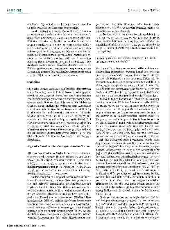 Vorschauseite 4: Der Effekt von rhythmisch-auditorischer Stimulation auf das Gehen bei Parkinson Patienten - applizierte Frequenzen und Langzeiteffekte