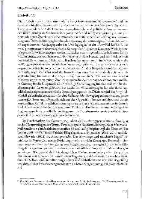 Vorschauseite 2: Die Regierung der Demenz