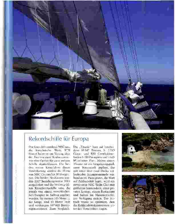 Vorschauseite 2: Kontrastprogramm unter Segeln