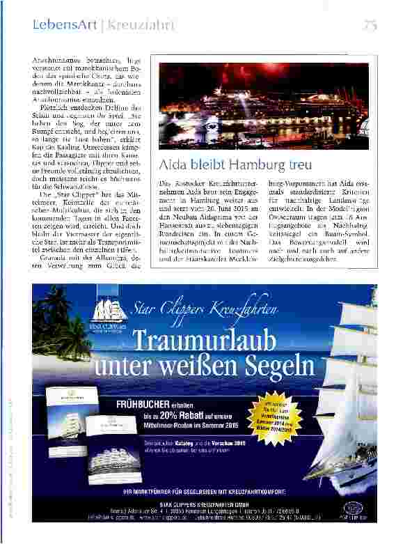 Vorschauseite 4: Kontrastprogramm unter Segeln