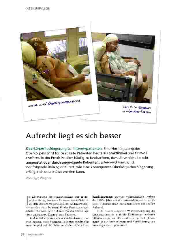 Vorschauseite 1: Aufrecht liegt es sich besser