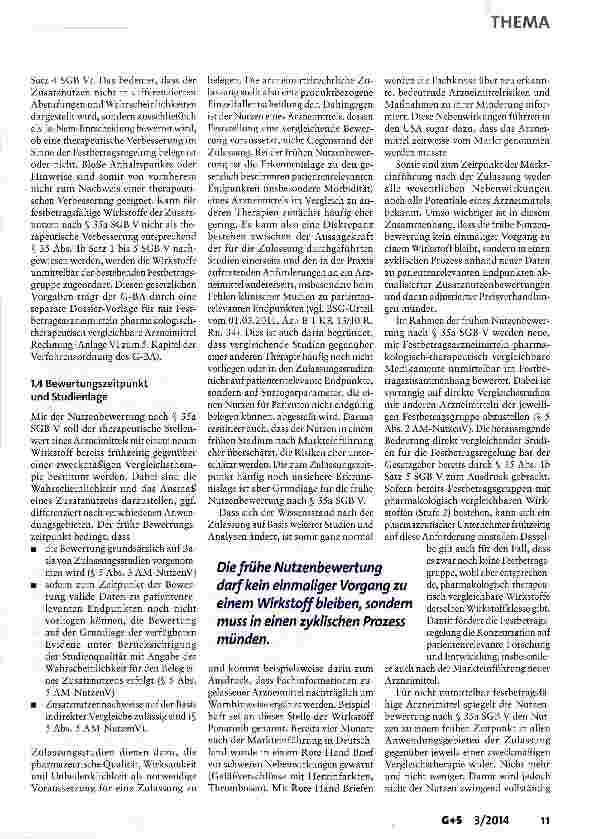 Vorschauseite 5: Ein ideales Paar: Erstattungsund Festbeträge zur Regulierung von Arzneimittelpreisen