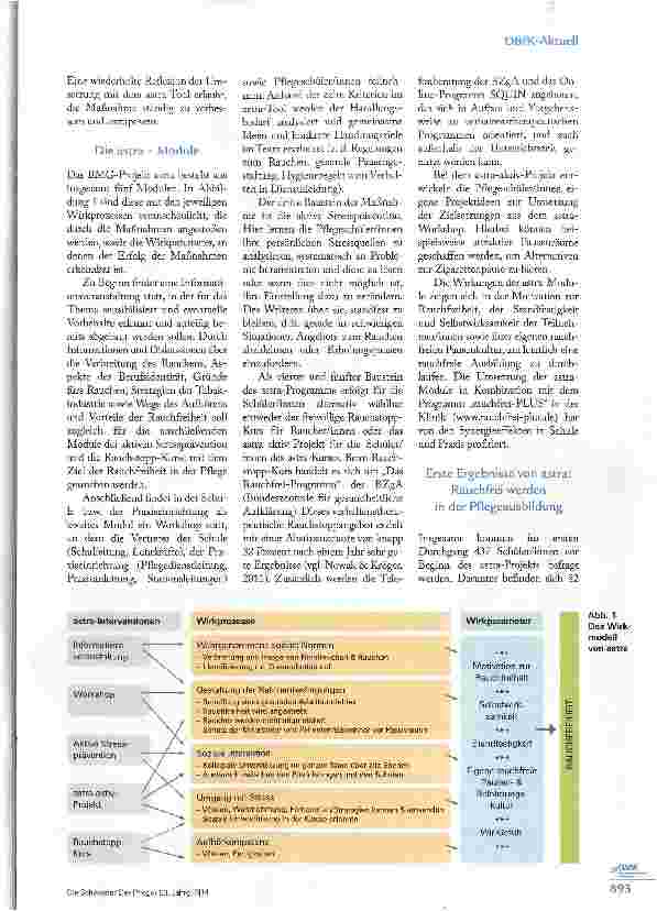 Vorschauseite 2: AKTIVE STRESSPRÄVENTION DURCH RAUCHFREIHEIT IN DER PFLEGE