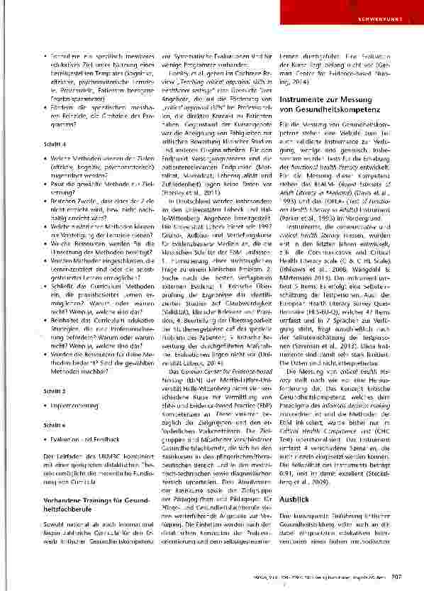 Vorschauseite 3: Kritische Gesundheitsbildung