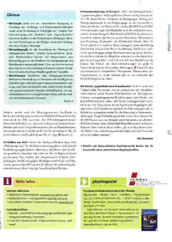 Vorschauseite 4: Fortbildungsführer Psychomotorik Entwicklung fördern mit Phantasie