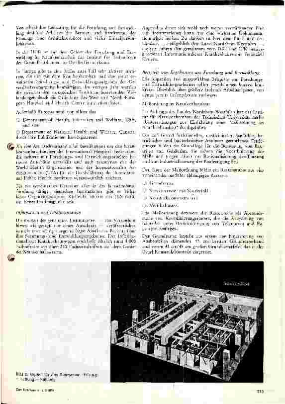 Vorschauseite 4: Forschung und Entwicklung für Planung und Bau von Krankenhäusern