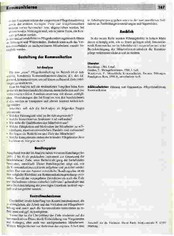 Vorschauseite 4: Kommunikation und mitarbeiterorientierter Führungsstil