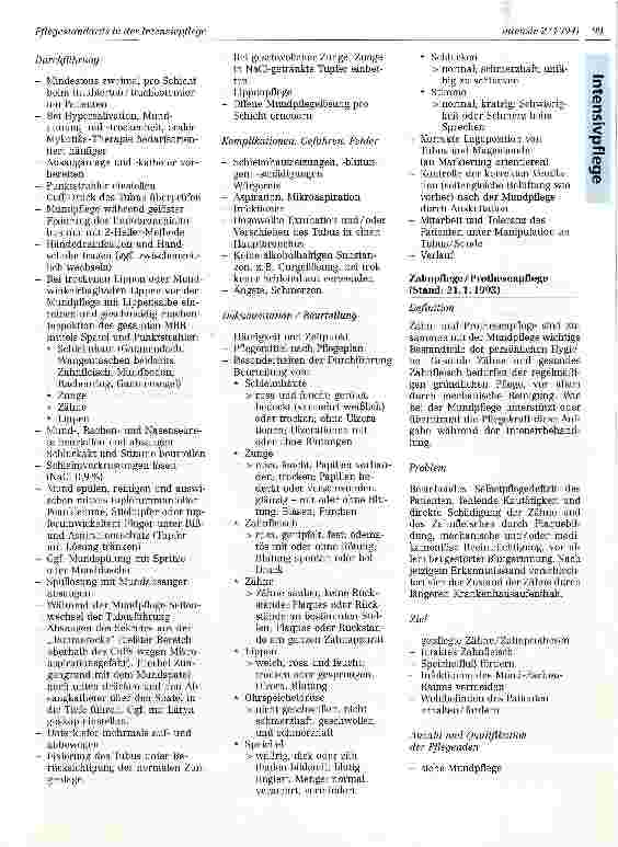 Vorschauseite 2: Pflegestandards in der Intensivpflege