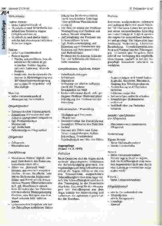 Vorschauseite 3: Pflegestandards in der Intensivpflege