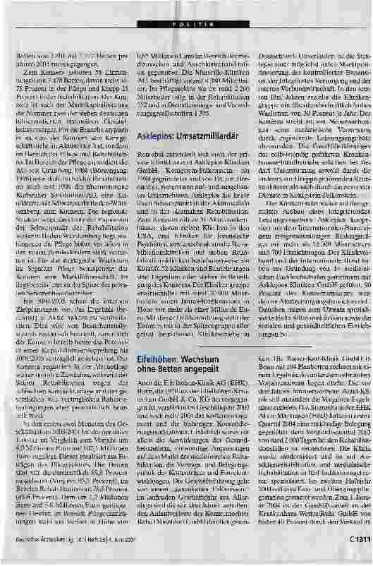 Vorschauseite 2: Verstärkter Kostendruck -Marktanpassungen