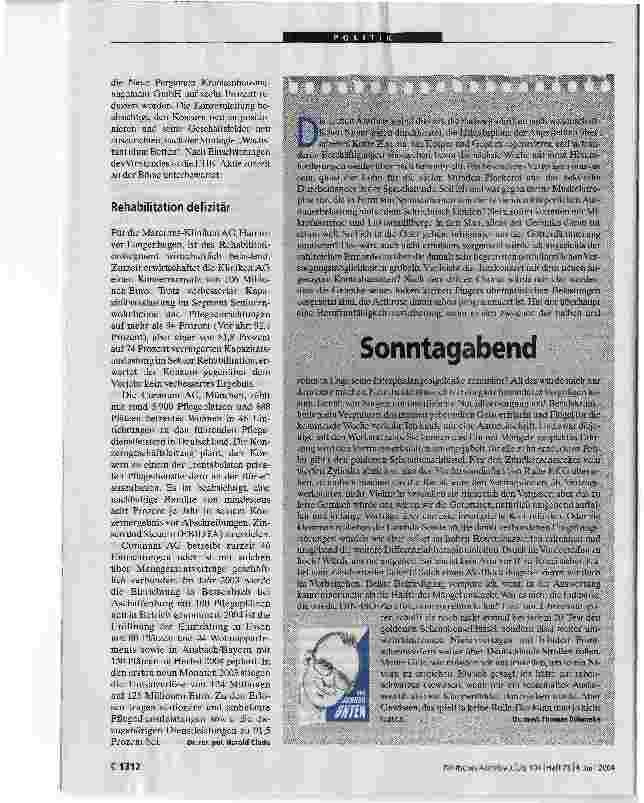 Vorschauseite 3: Verstärkter Kostendruck -Marktanpassungen