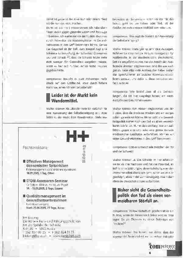 Vorschauseite 3: Je mehr Geld, desto mehr Krankheit