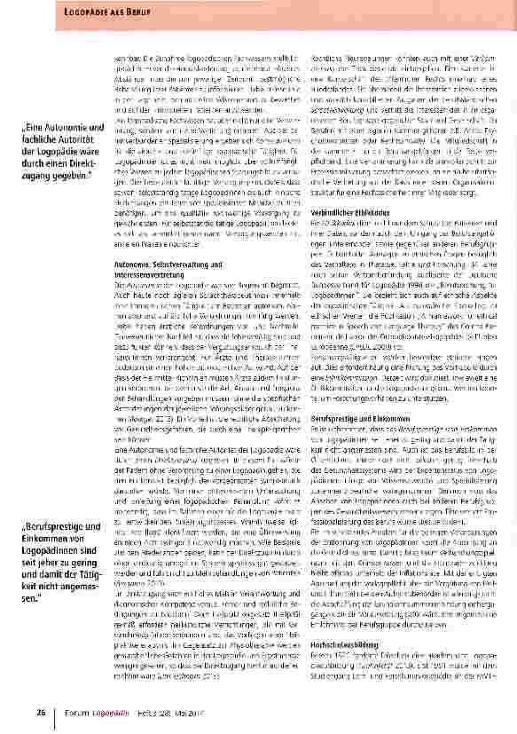 Vorschauseite 2: Gestern Arbeit - heute Beruf -morgen Profession?
