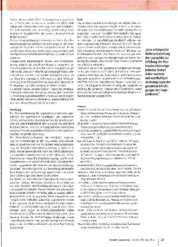 Vorschauseite 3: Gestern Arbeit - heute Beruf -morgen Profession?