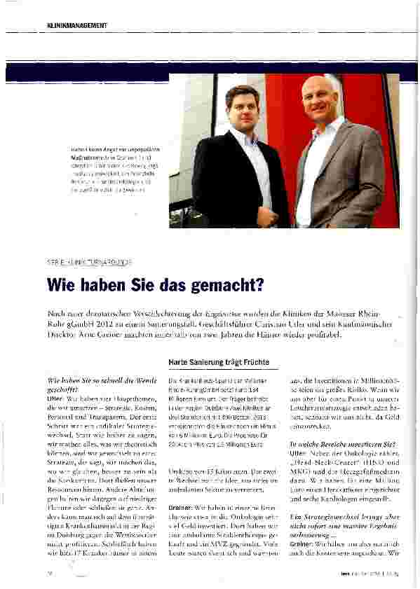 Vorschauseite 1: Wie haben Sie das gemacht?