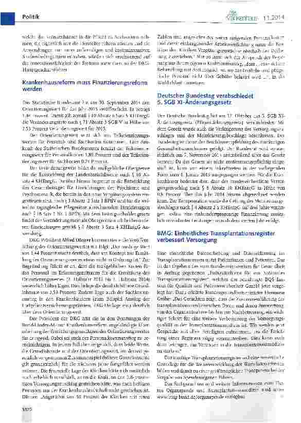 Vorschauseite 2: Positive Ansätze im Entwurf des Versorgungsstärkungsgesetzes