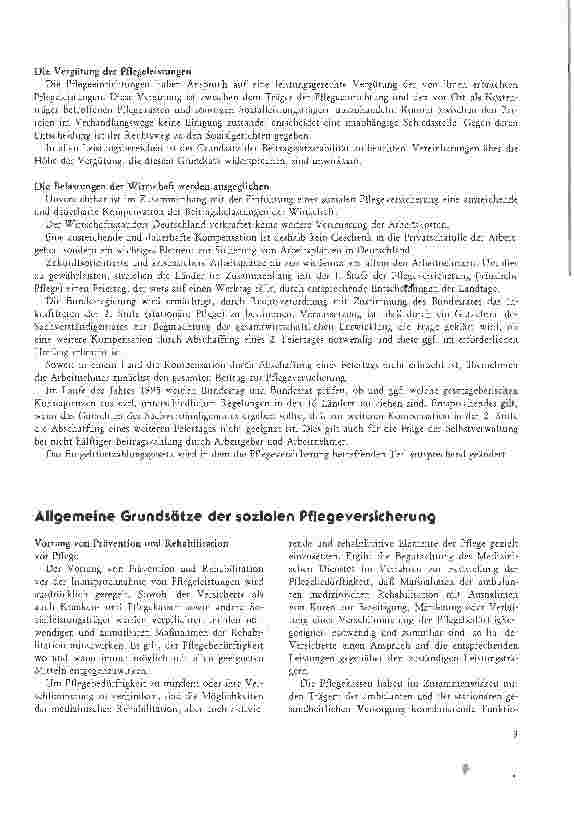 Vorschauseite 5: Pflege-Versicherungsgesetz: Einführung in 2 Stufen Häusliche Pflegeleistungen ab 1.4.95, Stationäre Pflege ab 1.7.96