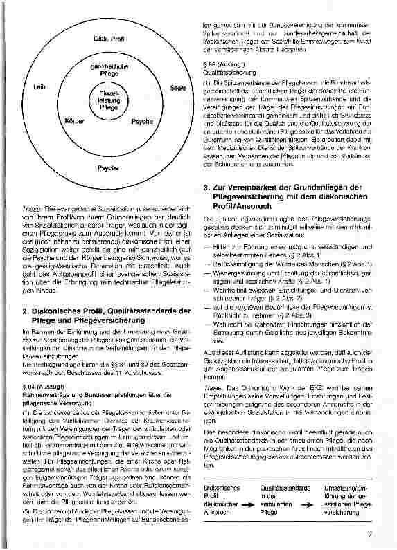 Vorschauseite 2: Das besondere diakonische Profil in der ambulanten Pflege