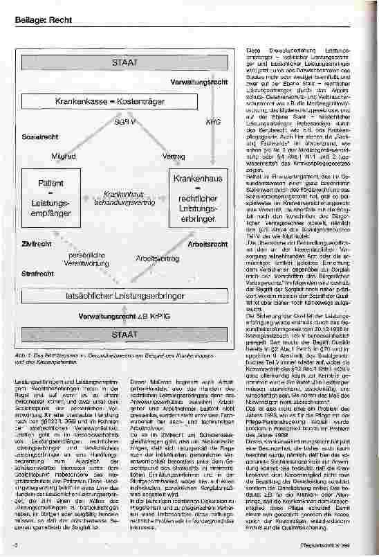 Vorschauseite 2: Pflegerische Sorgfalt und Qualitätssicherung aus der Sicht der Juristen
