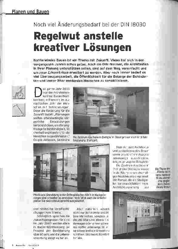 Vorschauseite 1: Regelwut anstelle kreativer Lösungen