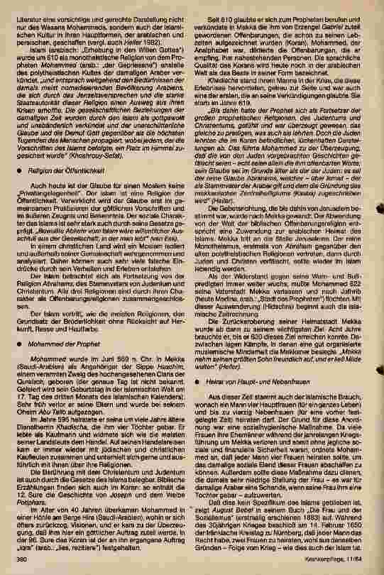 Vorschauseite 2: Der Glaube, seine Gesetze und seine Auswirkungen auf das Verhalten, das Erleben und die Bedürfnisse des gläubigen Moslems im Krankenhaus