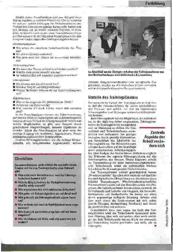 Vorschauseite 3: Wegbegleiter der persönlichen Entwicklung Trainigscenter für Führungskräfte ambulanter Dienste