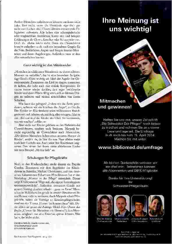 Vorschauseite 4: EINE VISITE DER GANZ BESONDEREN ART