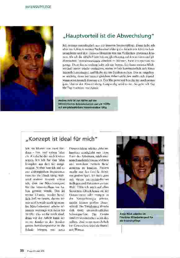 Vorschauseite 3: Heute Anästhesie, morgen Herzintensiv ...