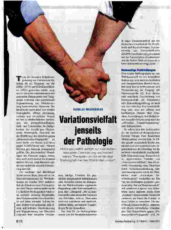 Vorschauseite 1: Variationsvielfalt jenseits der Pathologie