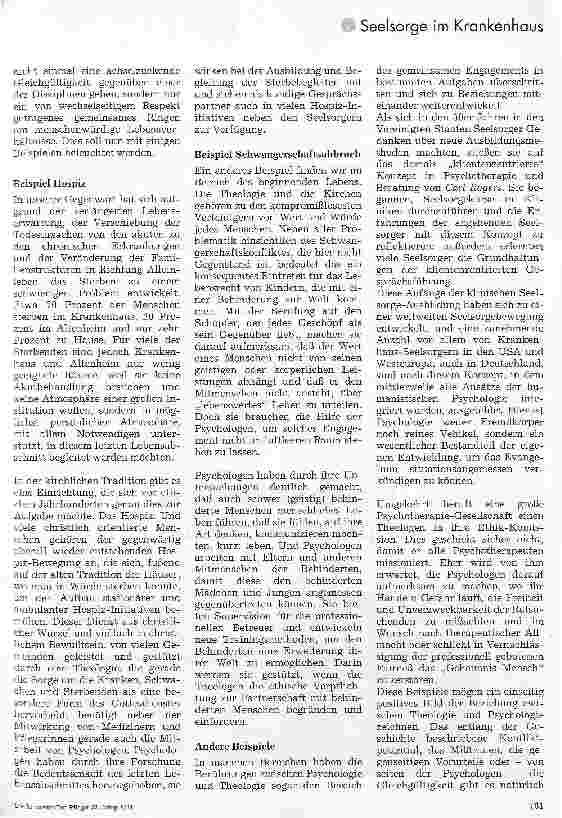 Vorschauseite 3: Was ist der Mensch, daß Du an ihn denkst. .. ? Was Psychologie (P) und Theologie (T) trennt und verbindet
