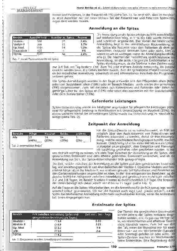 Vorschauseite 3: Schnittstellenanalyse von spitalinterner zu spitalexterner Pflege Am Beispiel hospitalisierter Patientinnen in einem schweizerischen Universitätsspital