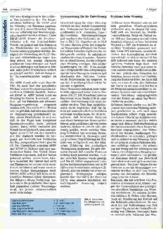 Vorschauseite 4: Entwöhnung von der Beatmung