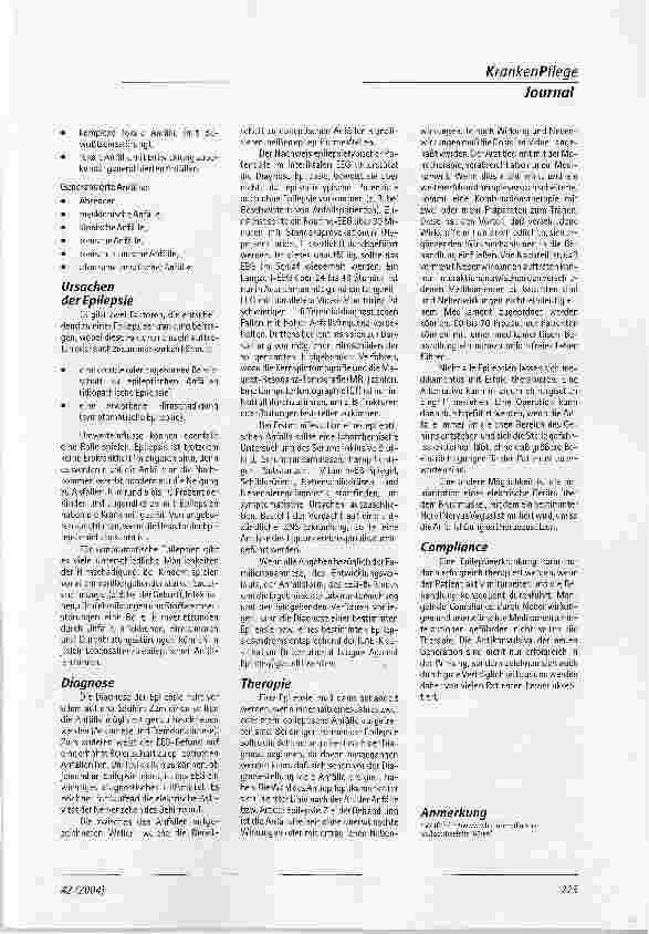 Vorschauseite 2: Erfolge in der Epilepsiebehandlung