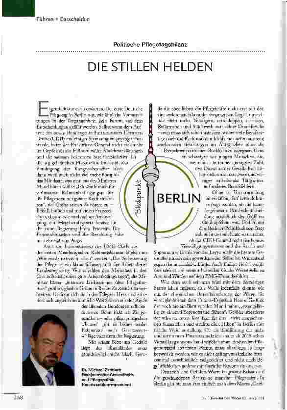 Vorschauseite 1: DIE STILLEN HELDEN