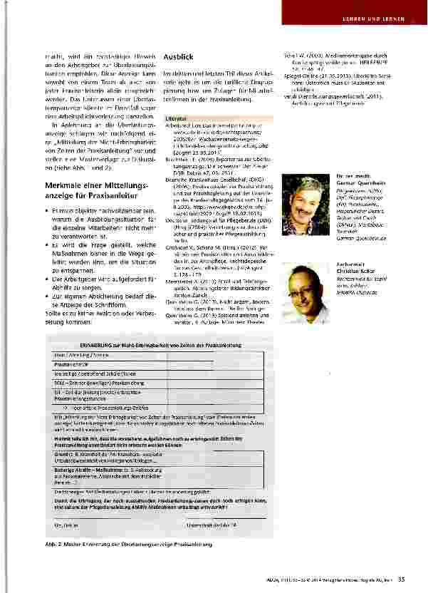 Vorschauseite 3: Praxisanleitung Zur Situation der praktischen Pflegeausbildung - Teil2