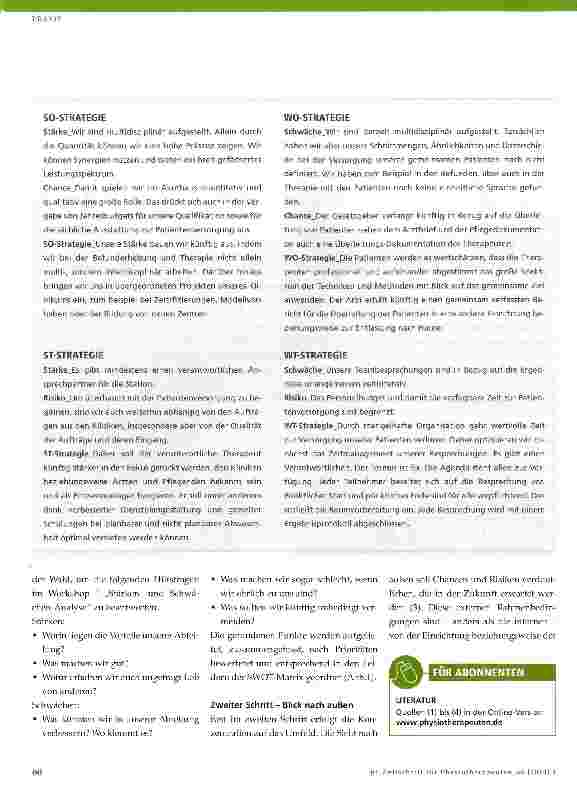 Vorschauseite 3: Stärken stärken - aber welche?