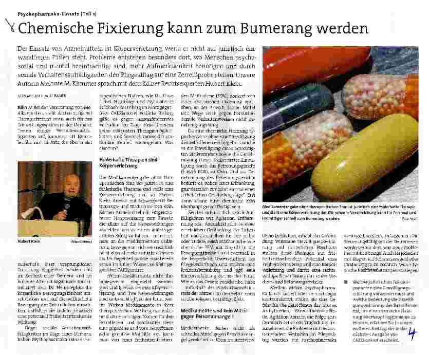 Vorschauseite 1: Chemische Fixierung kann zum Bumerang werden