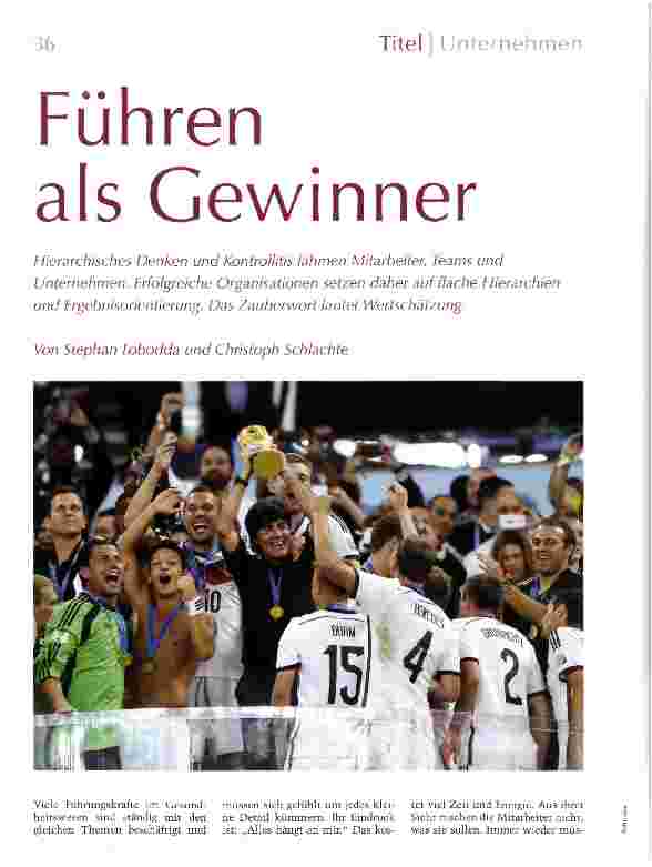 Vorschauseite 1: Führen als Gewinner