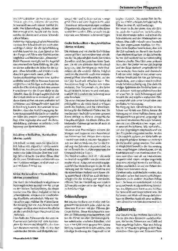Vorschauseite 4: Nützliche und wichtige Aspekte der Zahlpflege und des Umgangs mit zahnprothetischen Versorgungen