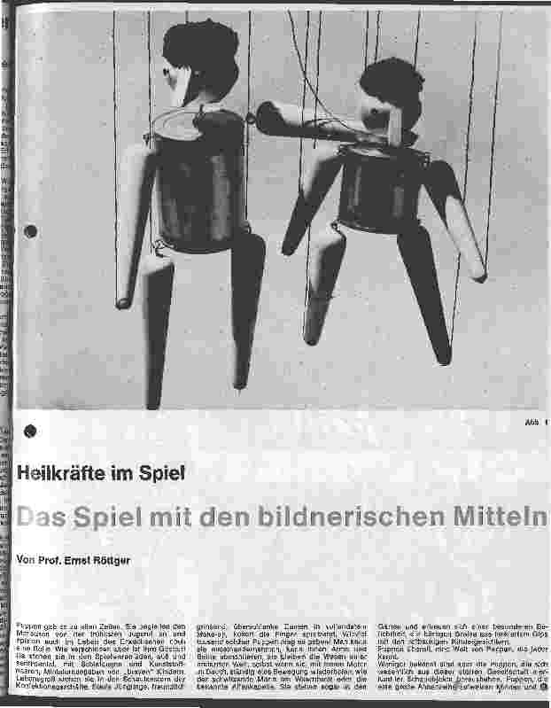 Vorschauseite 1: Heilkräfte im Spiel: Das Spiel mit den bildnerischen Mitteln