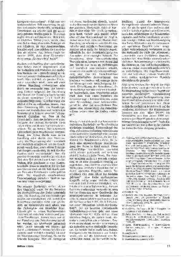 Vorschauseite 3: Therapie am LebensendeWidersprüchliche Konzepte in Judikatur und medizinischer Praxis