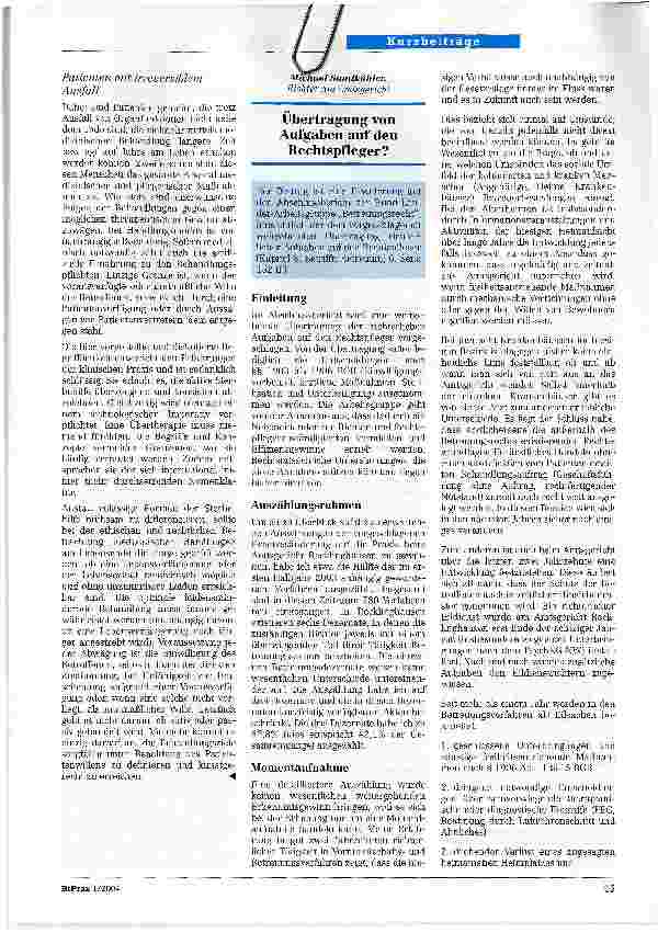 Vorschauseite 5: Therapie am LebensendeWidersprüchliche Konzepte in Judikatur und medizinischer Praxis