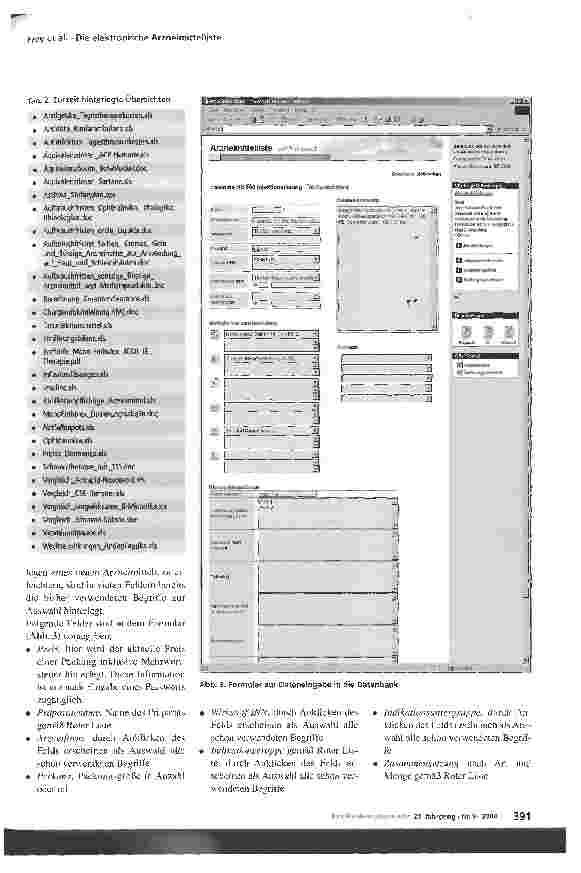 Vorschauseite 3: Die elektronische Arzneimittelliste im IntranetEin Beitrag zur klinisch-pharmazeutischen Betreuung