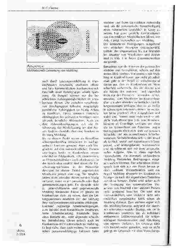 Vorschauseite 4: MOBBING IM KRANKENHAUS