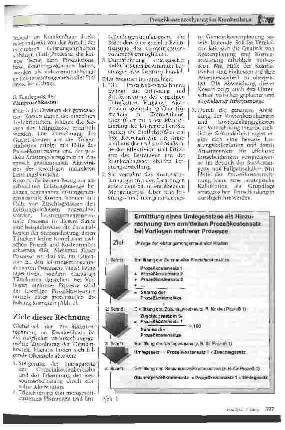 Vorschauseite 2: Prozeßkostenrechnung im Krankenhaus