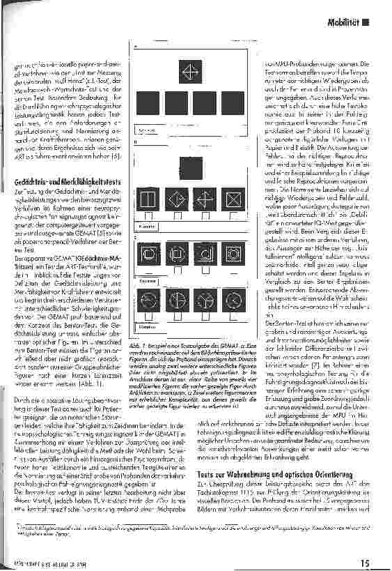 Vorschauseite 3: Einschränkungen der Fahreignung und Wege zur behindertengerechten FahrzeugumrüstungTeil 2: Medizinisch-psychologische Begutachtung